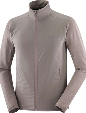 Leichte Stretch-Fleecejacke mit Reißverschluss – Herren – Sntial Lightwarm Hybrid M Iron Sntial Lightwarm Hybrid M Iron für