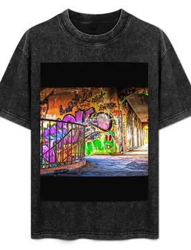 Lost Space Graffiti Street Art T-Shirt Work Daily Short Sleeve Top - Aliexpress - FashionsVida