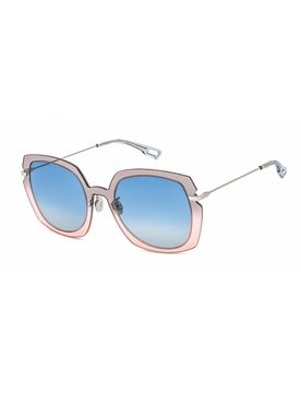 Attitude 1 Women's Sunglasses Grey Pink / Blue Shaded Ar (S)