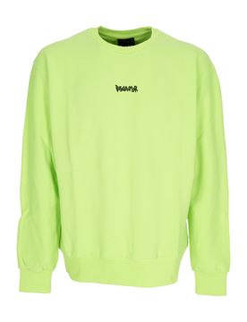 Felpa Leggera Girocollo Uomo Logo Crewneck Lime