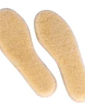 Lammfell-Einlegesohlen, 1 Paar beige 46 - Kaiser Naturfellprodukte - FashionsVida