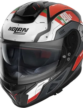 Casco Moto Integrale N80-8 STARSCREAM N-Com 035 Rosso taglia S - Nolan - FashionsVida