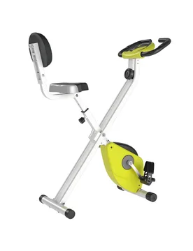 Foldable Magnetic Exercise Bike with LCD & Seat - HomCom - FashionsVida
