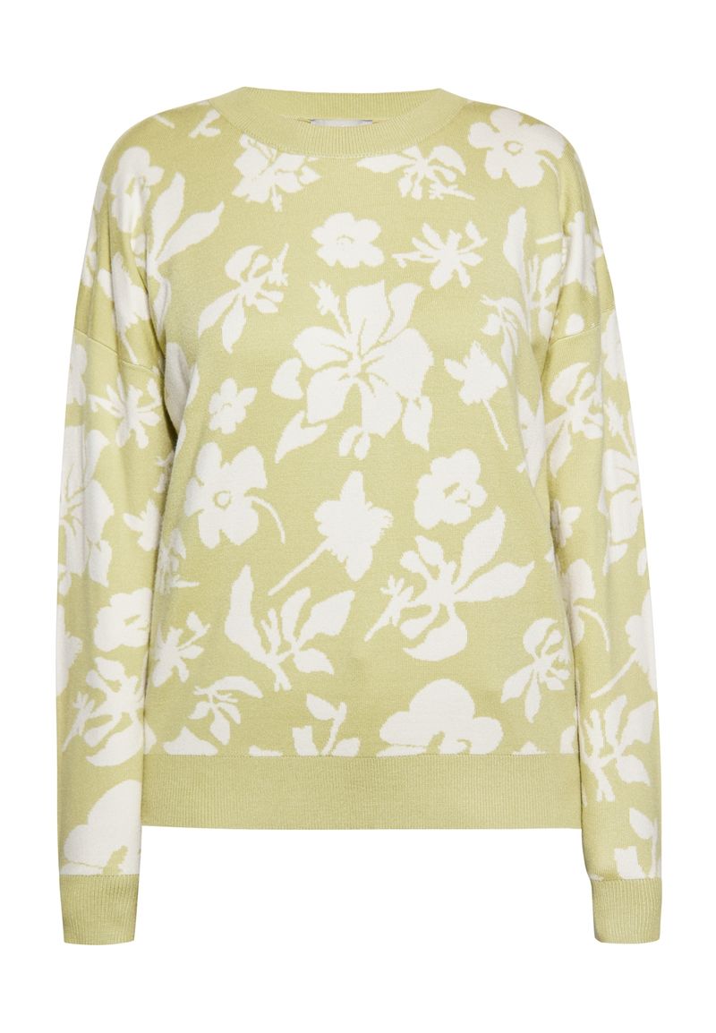 Sidona Jersey verde claro / blanco