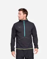 Men's SkyGlow Half-Zip Jacket in Black, Size XS