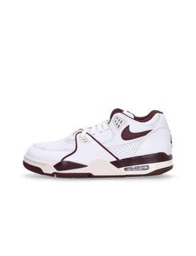 Scarpa Bassa Uomo Air Flight 89 Low White/burgundy Crush/phantom