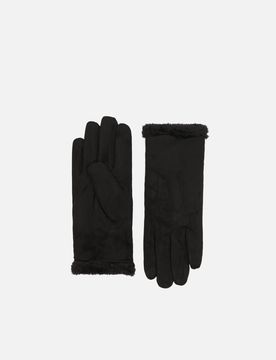Misako Carla Suede gloves Black