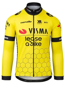 Maillot à Manches Longues Team Visma Lease A Bike Replica 2025