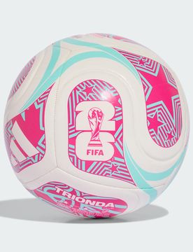 Pallone Trionda Club Coppa del Mondo FIFA 26â„¢ 3 White / Flash Aqua / Shock Pink