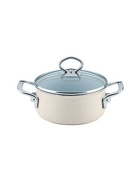 Cacerola con tapa de vidrio NOUVELLE 24cm/4l Avorio beige