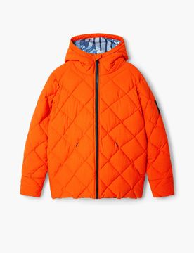 Manteau matelassé, Orange, S
