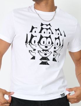 T-shirt Felix the Cat - bianco