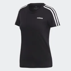 T-shirt Essentials 3-Stripes L Black / White
