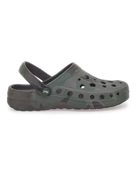 Ciabatte Clog verde militare comode e leggere da uomo 3 45 - WOZ - FashionsVida