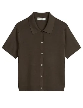 Marc O'Polo Polo marrone M - Marc O'Polo - FashionsVida