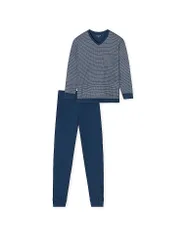 Pyjama blau dunkelblau 48 herren