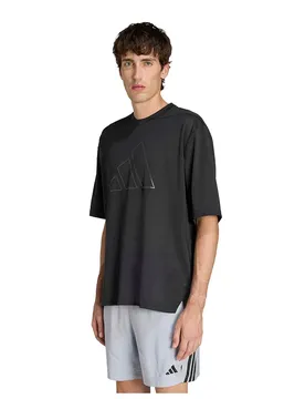 T-shirt à Manches Courtes D4t Power Essentials Workout Mesh Black S