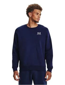 Sweat-shirt Essential Fleece Crew Midnight Navy 410 / White 100 XL