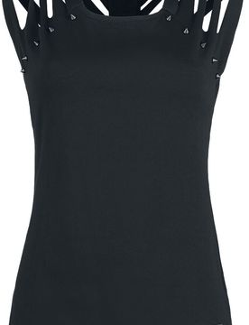 Top - Yanet Top - S bis XL - für Damen - Größe S - schwarz - Frauen - female