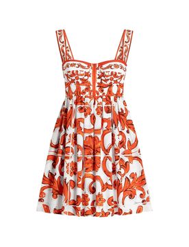 Fitted Bodice Mini Dress with Cups and Gathered Skirt - Size 40