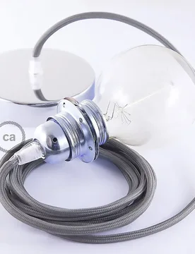 Cables Lampe Suspendue Pendel Pour Abat-jour Rm03 2 M Grey / Chrome Plated One Size - Creative - FashionsVida