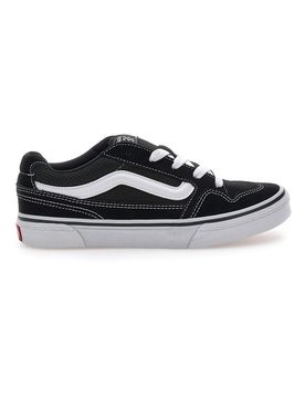 Sneakers Nere e Bianche Con Tomaia In Pelle Caldrone 38½