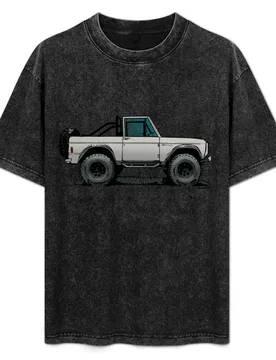 Bronco - Topless Silver T-Shirt Casual Simple Design Short Sleeve Shirt - Aliexpress - FashionsVida