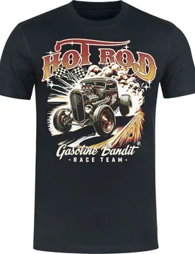 T-Shirt - Hot Rod - S bis L - für Männer - Größe L - schwarz - Männer - male - Gasoline Bandit - FashionsVida
