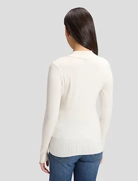 Slim Long Sve Polo Ecru Größe L female - Lee - FashionsVida