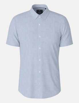JOOP! Leinen-Mix Hemd Pit Blau 40
