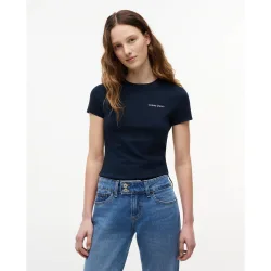 Camiseta de mujer slim fit manga corta