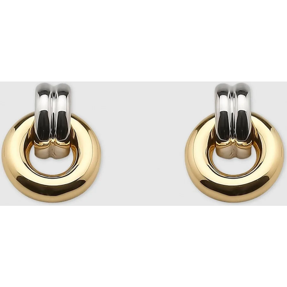 Pendientes de bicolor - El Corte Inglés - FashionsVida