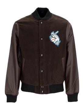 Giubbotto College Uomo Ghost Varsity Jacket Brown