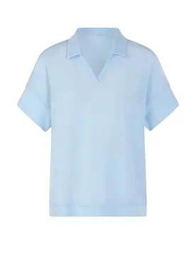 Blusenshirt azul claro 38 - Marc cain - FashionsVida