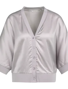 Satin-Cardigan female - 40 - FashionsVida