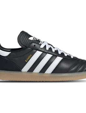 Samba Men's Sneakers - Black - Size 10.5 - Leather - Black - Size: 10.5 - Adidas - FashionsVida