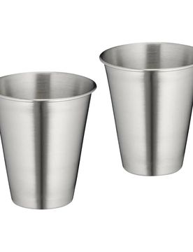 Schnapsbecher Edelstahl Shot Cup Set Default Title adult
