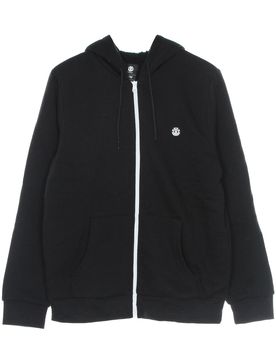 Felpa Cappuccio Zip Uomo Bolton Zh Flint Black