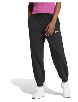 Joggers Essentials Linear French Terry Cuffed Black / White S