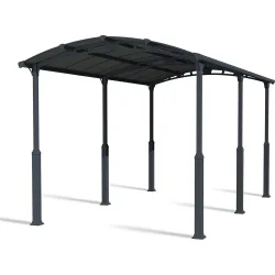 Cochera Aluminio Alpine Altura Regulable 359x649x352 cm
