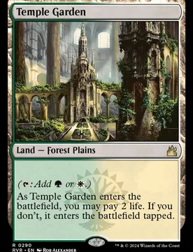 Temple Garden Ravnica Remastered - Magic: The Gathering - FashionsVida