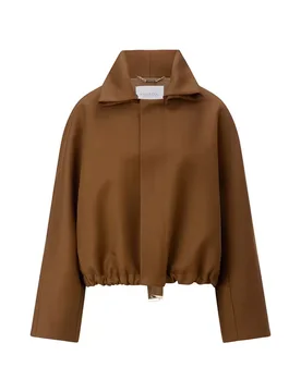 Oversize Blouson with Folded Over C female - 38 - FashionsVida