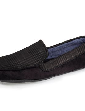 Chaussons mocassins Noir tartan noir/tartan 45
