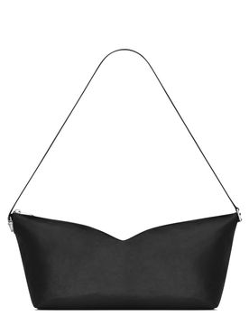 Giant Crossbody Bag in Grained Leather