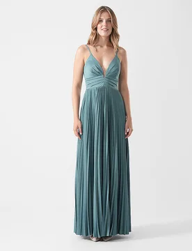 Vestido de noche menta 32 - Vera Mont - FashionsVida