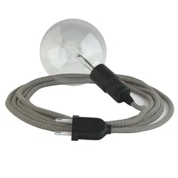Cables Suspension Luminaire Rd62 Lozenge 5 M Green Thyme / Black One Size