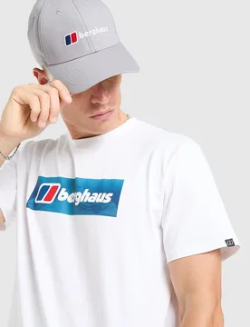 Box Logo T-Shirt - Herren, Weiss - male - Size: L - Berghaus - FashionsVida
