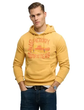 Sweat à Capuche Outdoors Mountain Relaxed Fit Winter Gold S