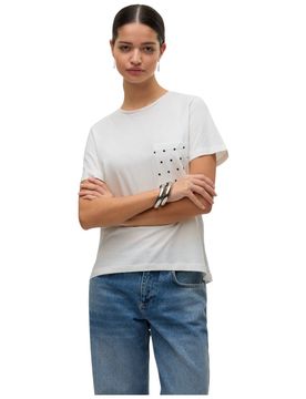 T-shirt bianca con taschino art. Kaia 10322565