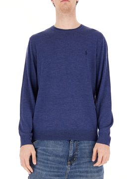 Maglione in lana POLO BLU SCURO L